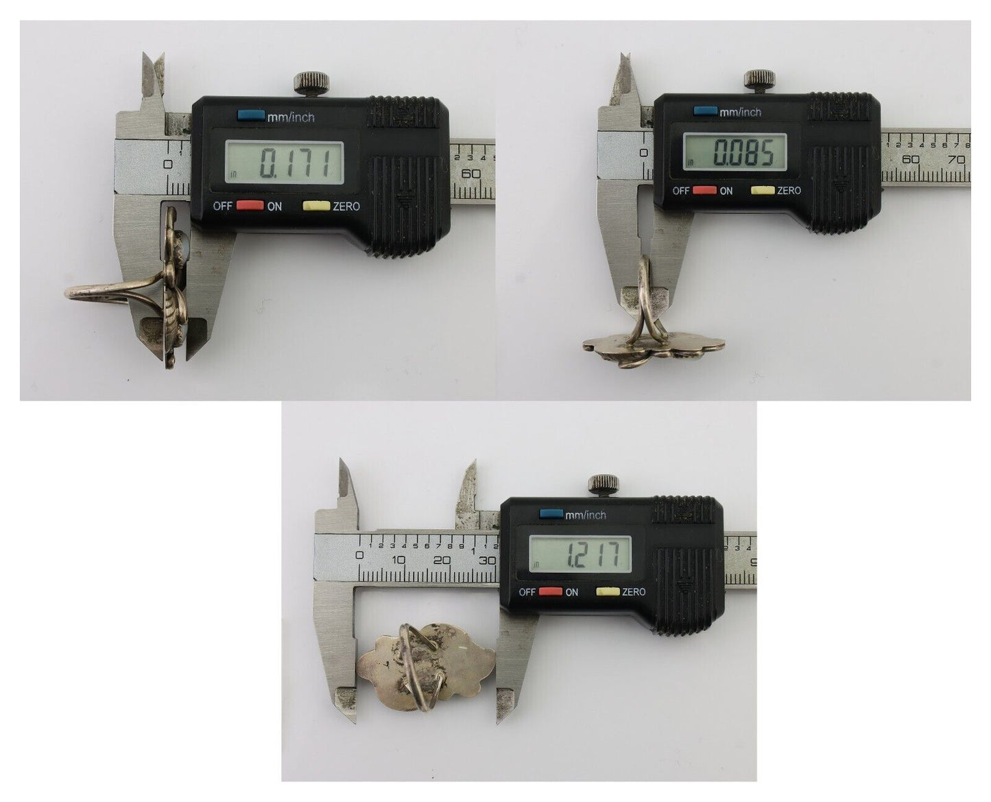 Vintage Handmade Navajo Ring Turquoise 925 Silver Size 7.25 C.80's