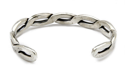 Navajo TAHE Multi Strand Handmade 925 SOLID Sterling Silver Cuff Bracelet