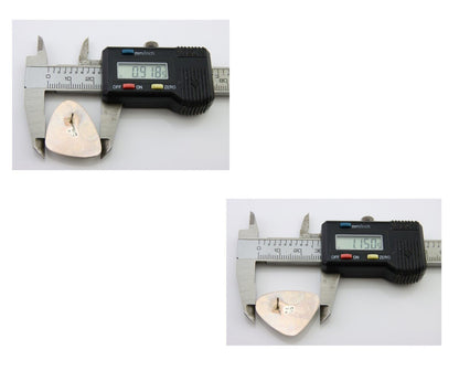 Navajo Shield Earrings 925 Silver Natural Turquoise Artist Signed M.S. C.80's