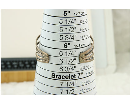 Vintage Navajo Bracelet 925 Silver Natural Blue Turquoise Native American Artist