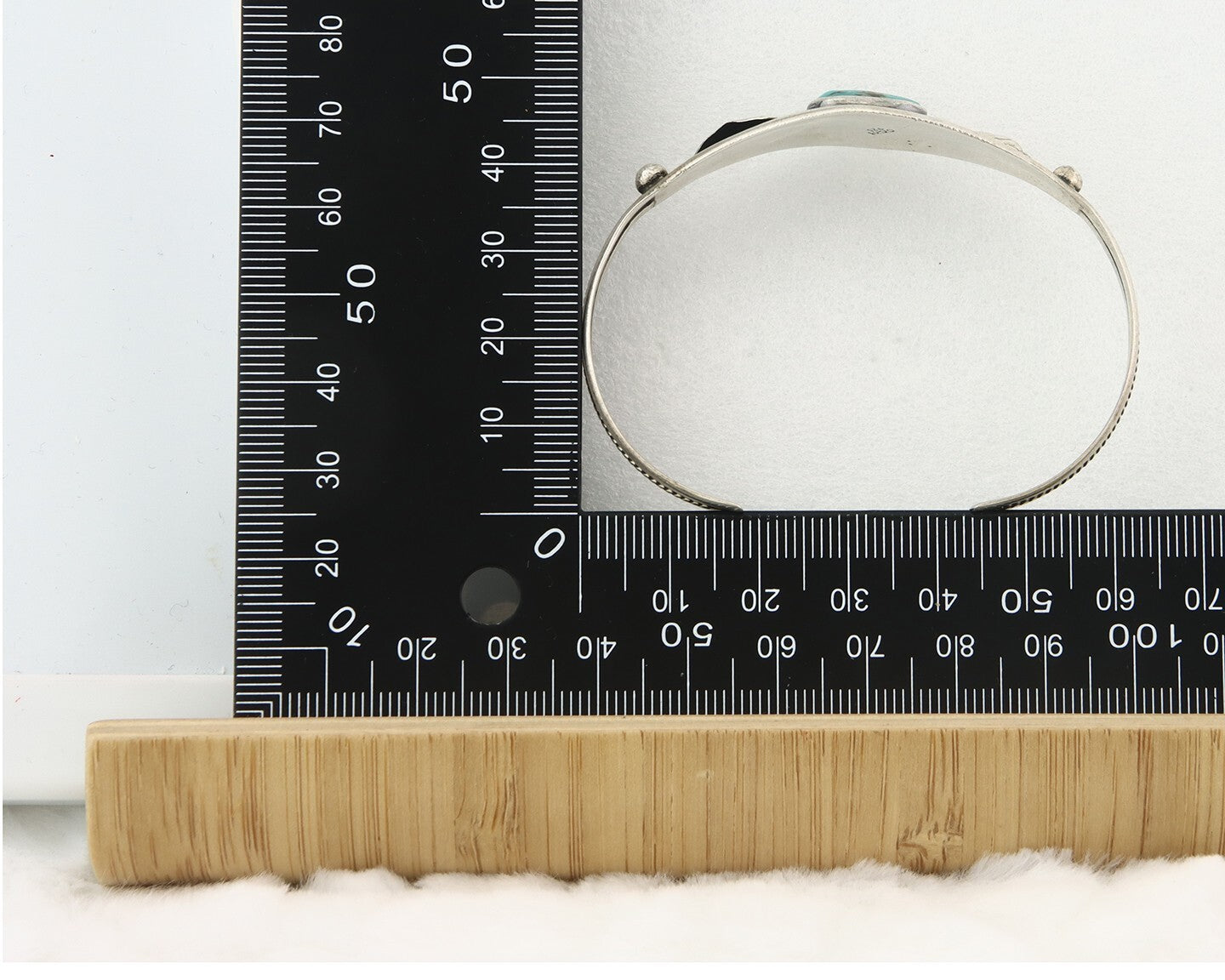 Vintage Navajo Bracelet 925 Silver Turquoise Handmade Signed GC 01 (The Turtle)