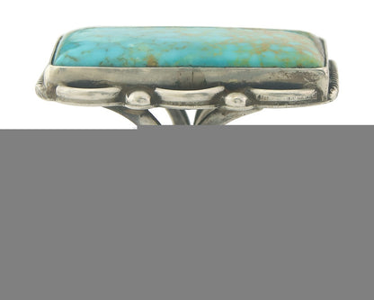 Vintage Ring 925 Sterling Authentic Turpen's Pawn Vault Turquoise Size 10
