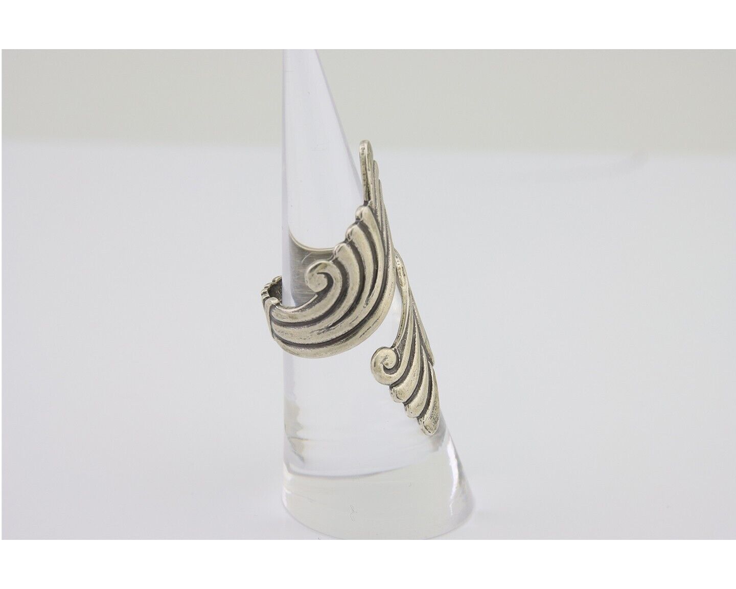 Navajo Adjustable Full Finger Ring 925 Silver Native American Size 5-9 C.80's