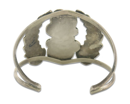 Vintage Navajo Bracelet 925 Silver Handmade Authentic Gemstone Traditional