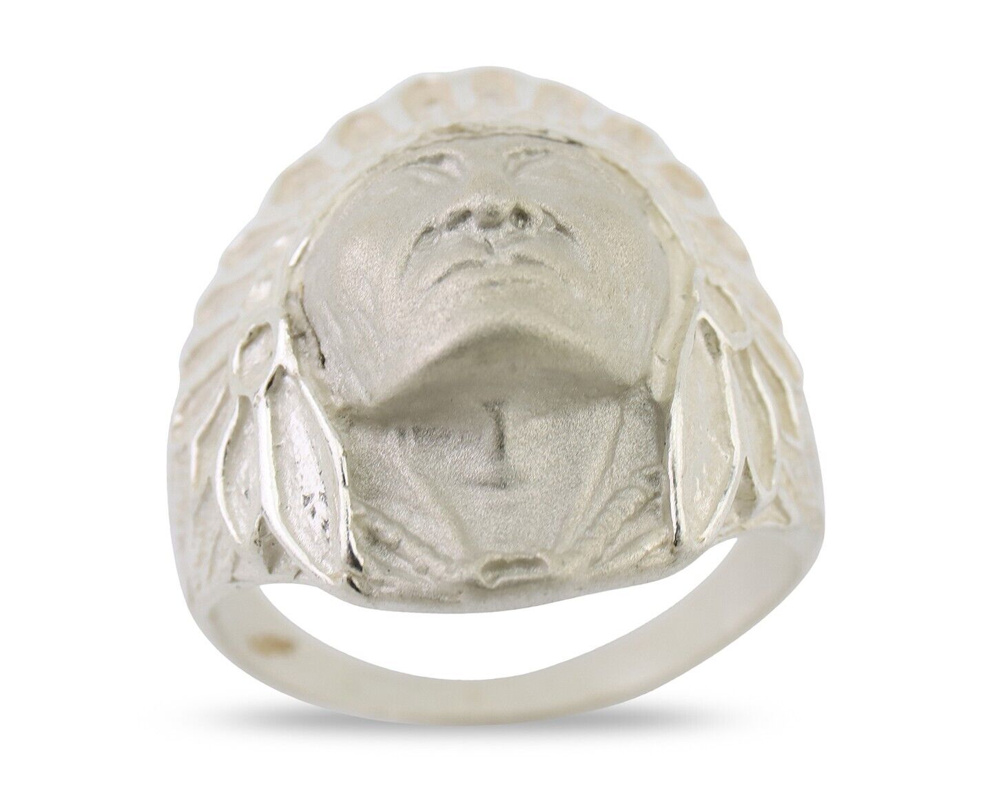 Indian Chief Ring 925 Sterling Silver SOLID CAST 925 STERLING SILVER Size 12