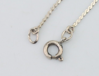 Navajo Necklace 925 Silver Natural Turquoise Signed Tom Willeto C.80s