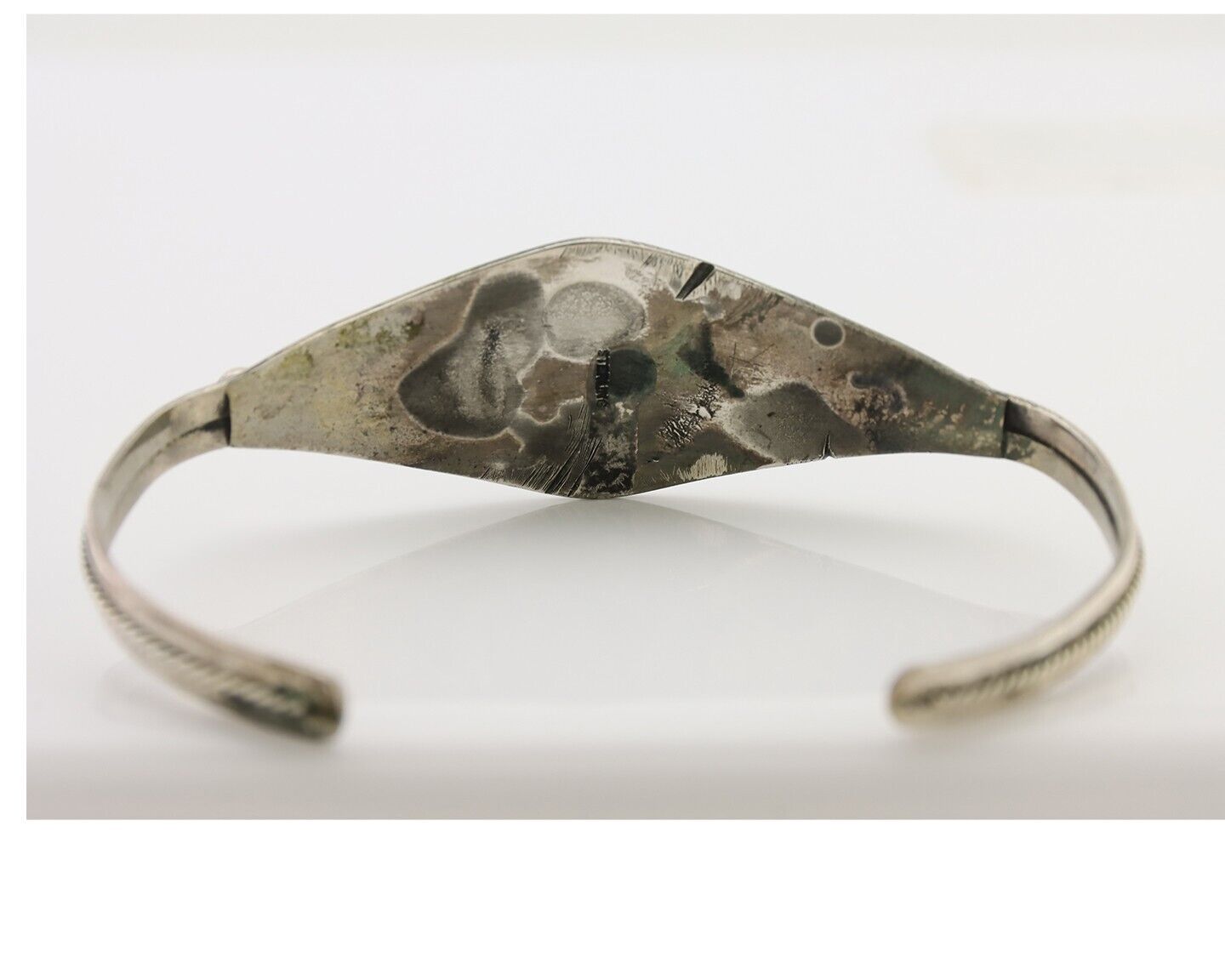 Navajo Handmade Bracelet 925 Silver Arizona Turquoise Native American C.80's