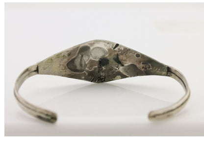 Navajo Handmade Bracelet 925 Silver Arizona Turquoise Native American C.80's