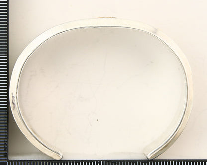 Navajo Bracelet 925 Silver & 12k Yellow Gold Filled Signed Justin Morris C.80's