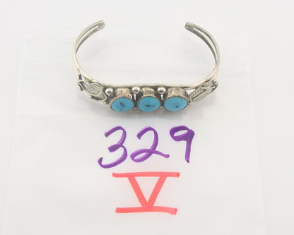 Vintage Navajo Bracelet 925 Silver Turquoise Traditional Handmade Authentic