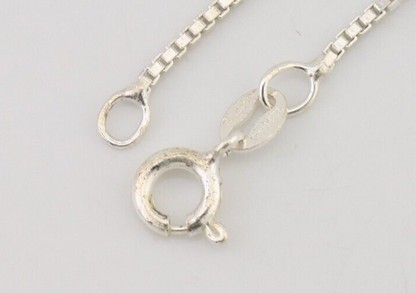 Navajo Necklace 925 Silver Natural Turquoise Signed Sunset C.85