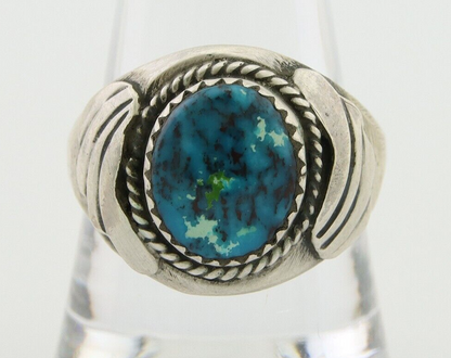 Navajo Ring 925 Silver Turquoise Turpen's Pawn Vault Artist Native C.80's