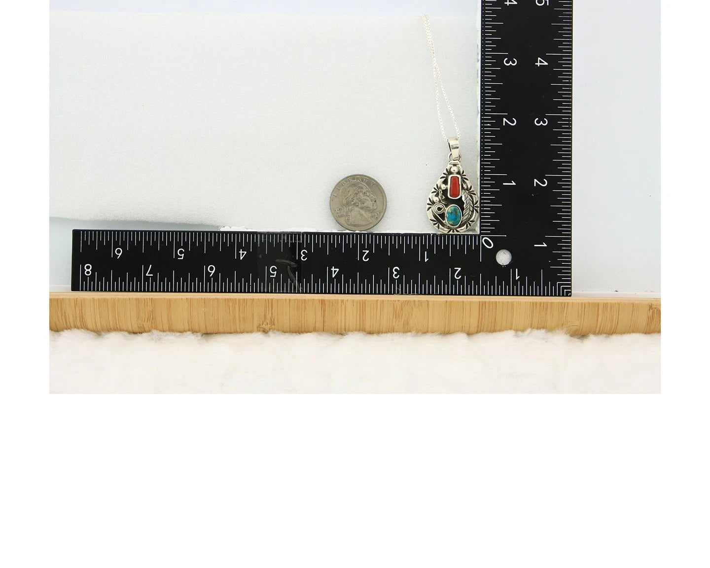 Navajo Necklace Sterling Authentic Gemstone Traditional Signed Teepee