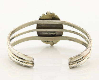 Navajo Cuff Bracelet Sterling Silver Authentic Pink Muscle Native Artist