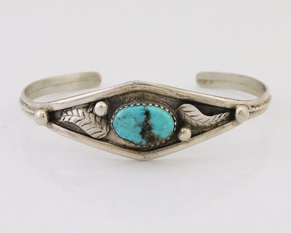 Navajo Handmade Bracelet 925 Silver Arizona Turquoise Native American C.80's