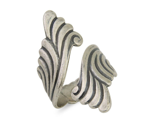 Navajo Adjustable Full Finger Ring 925 Silver Native American Size 5-9 C.80's