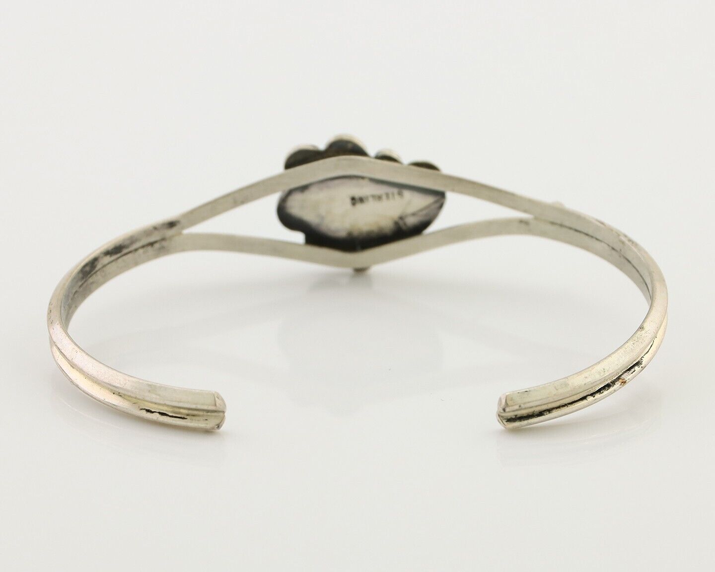 Navajo Handmade Bracelet 925 Silver Natural Blue Turquoise Native American C80's