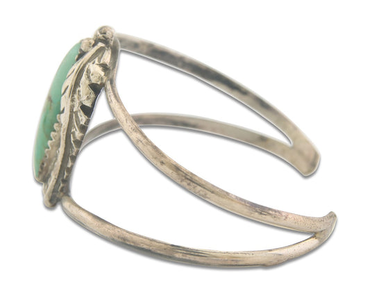 Vintage Navajo Bracelet 925 Silver Turquoise Traditional Handmade Authentic