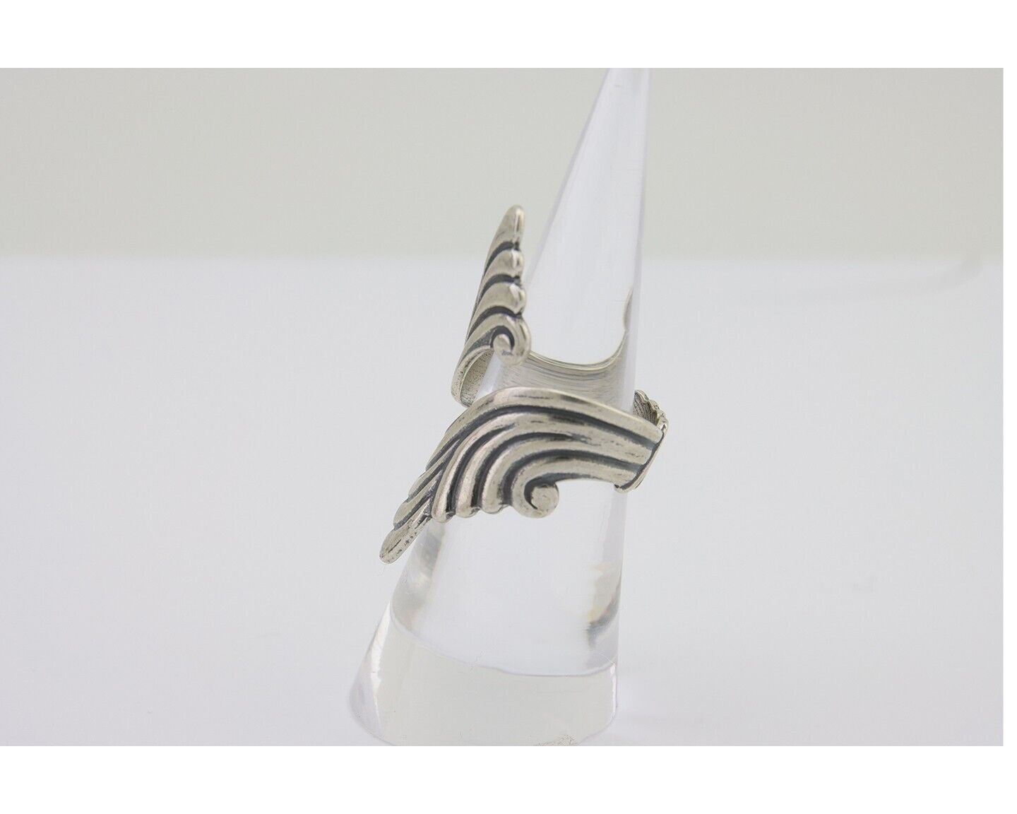 Navajo Adjustable Full Finger Ring 925 Silver Native American Size 5-9 C.80's