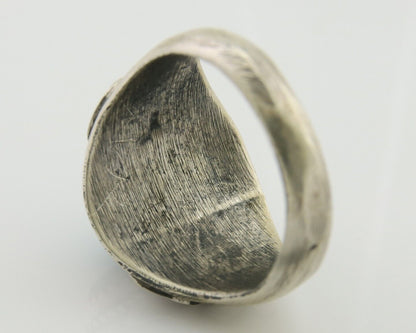 Navajo Ring 925 Silver Turquoise Turpen's Pawn Vault Artist Native C.80's