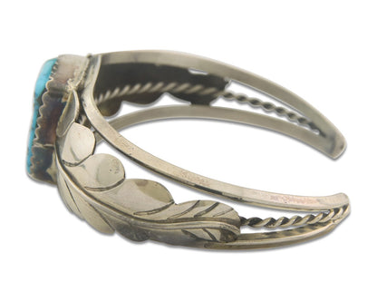 Vintage Navajo Bracelet 925 Silver Turquoise Traditional Handmade Authentic