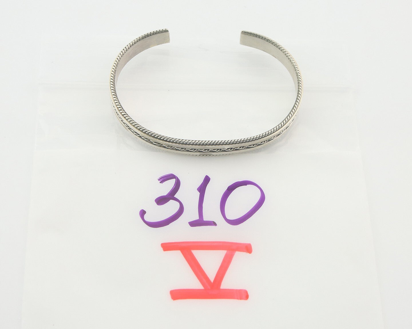 Vintage Navajo Bracelet 925 Silver Handmade Authentic Traditional Signed TAHE