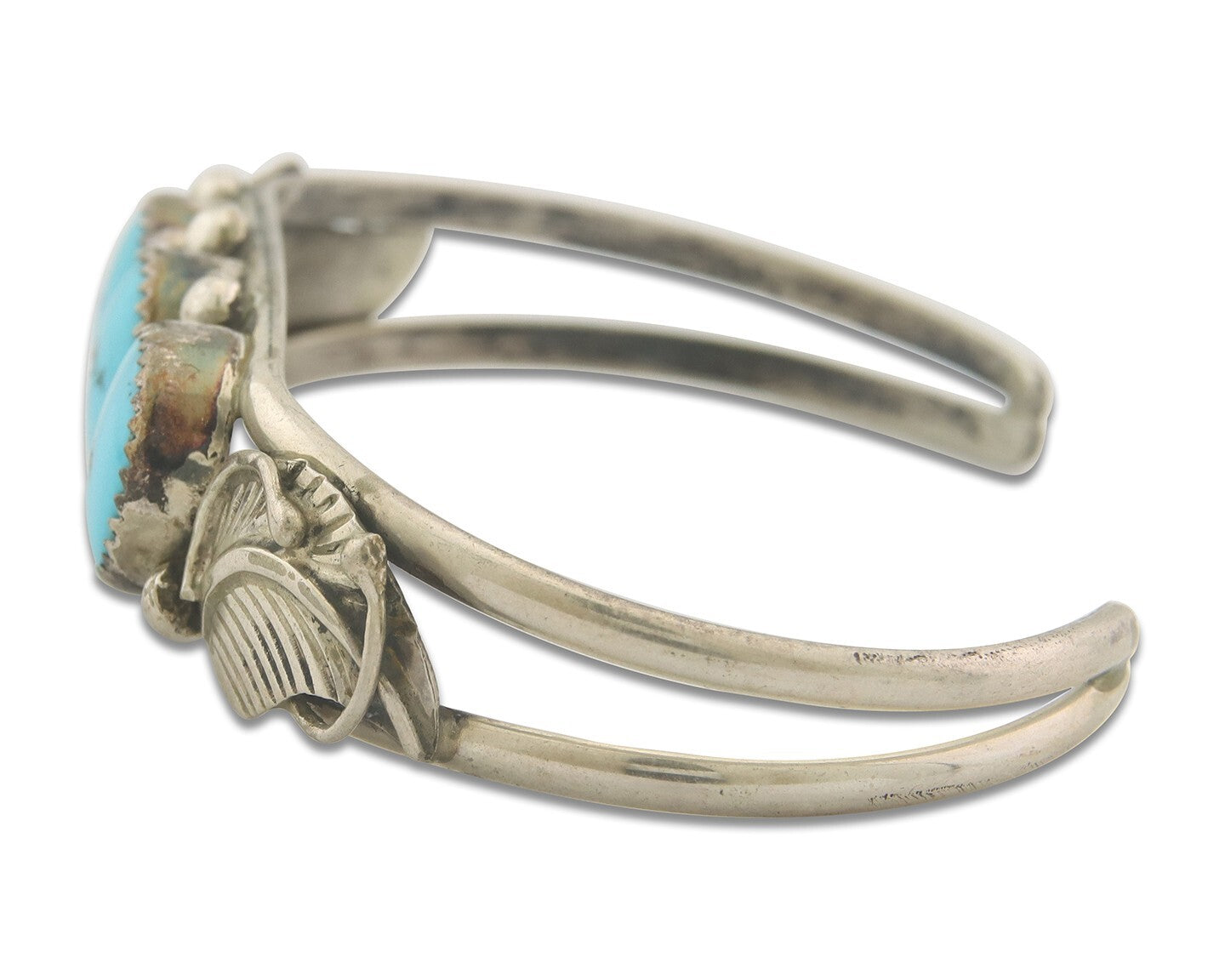 Vintage Navajo Bracelet 925 Silver Turquoise Traditional Handmade Authentic