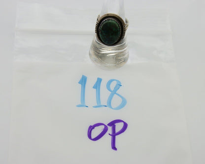 Navajo Ring 925 Silver Turquoise Artist Siged William Denetdale C.80's