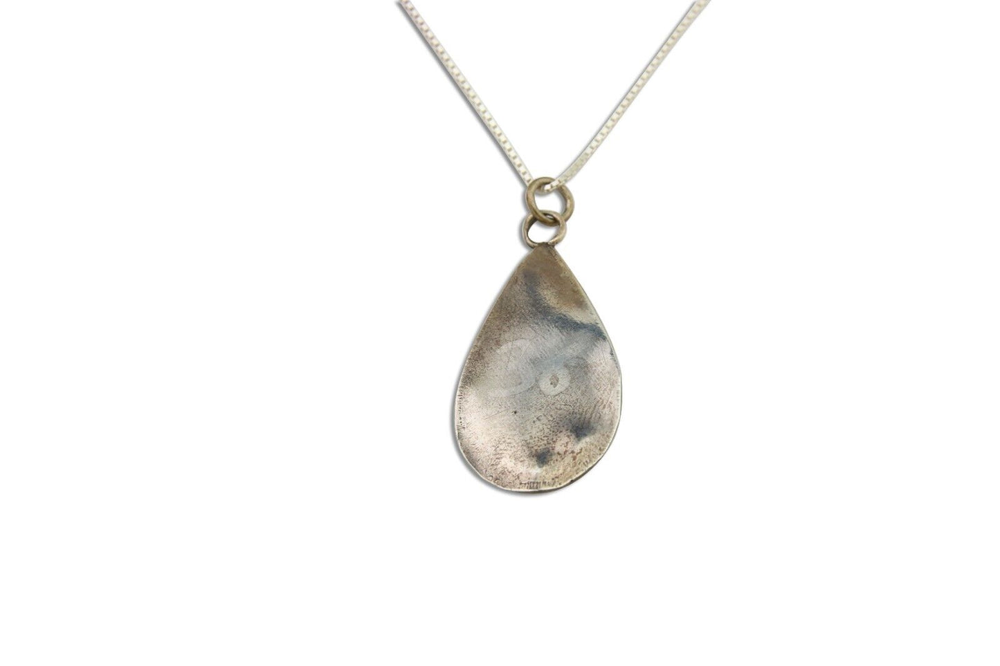 Navajo Necklace 925 Silver Natural Turquoise Native American C.80's