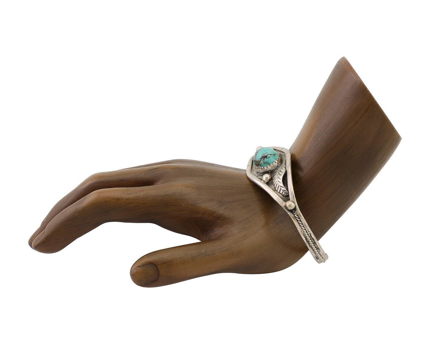 Navajo Handmade Bracelet 925 Silver Arizona Turquoise Native American C.80's