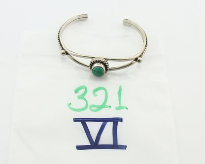 Vintage Navajo Bracelet 925 Silver Turquoise Traditional Handmade Signed Gecko