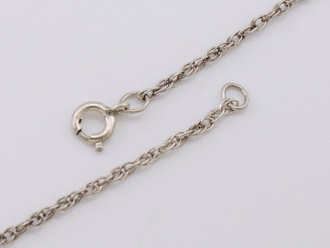 Navajo Turquoise Handmade Necklace 925 Silver Artist Signed PM C.80s