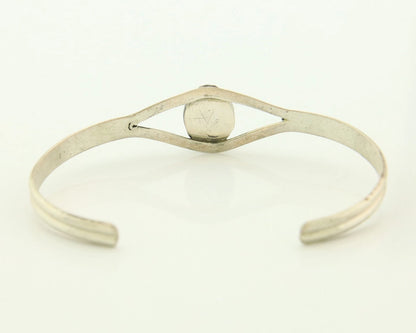 Navajo Cuff Bracelet Sterling Silver Authentic Natural Turquoise Native American