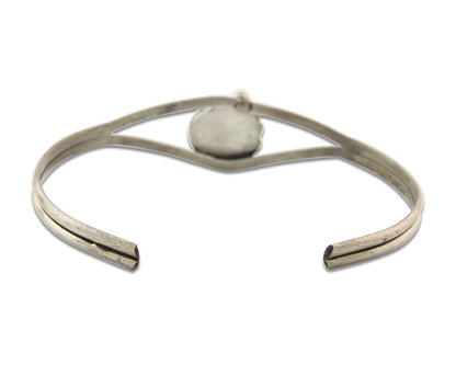 Vintage Navajo Bracelet 925 Silver Blue Turquoise Handmade Signed P