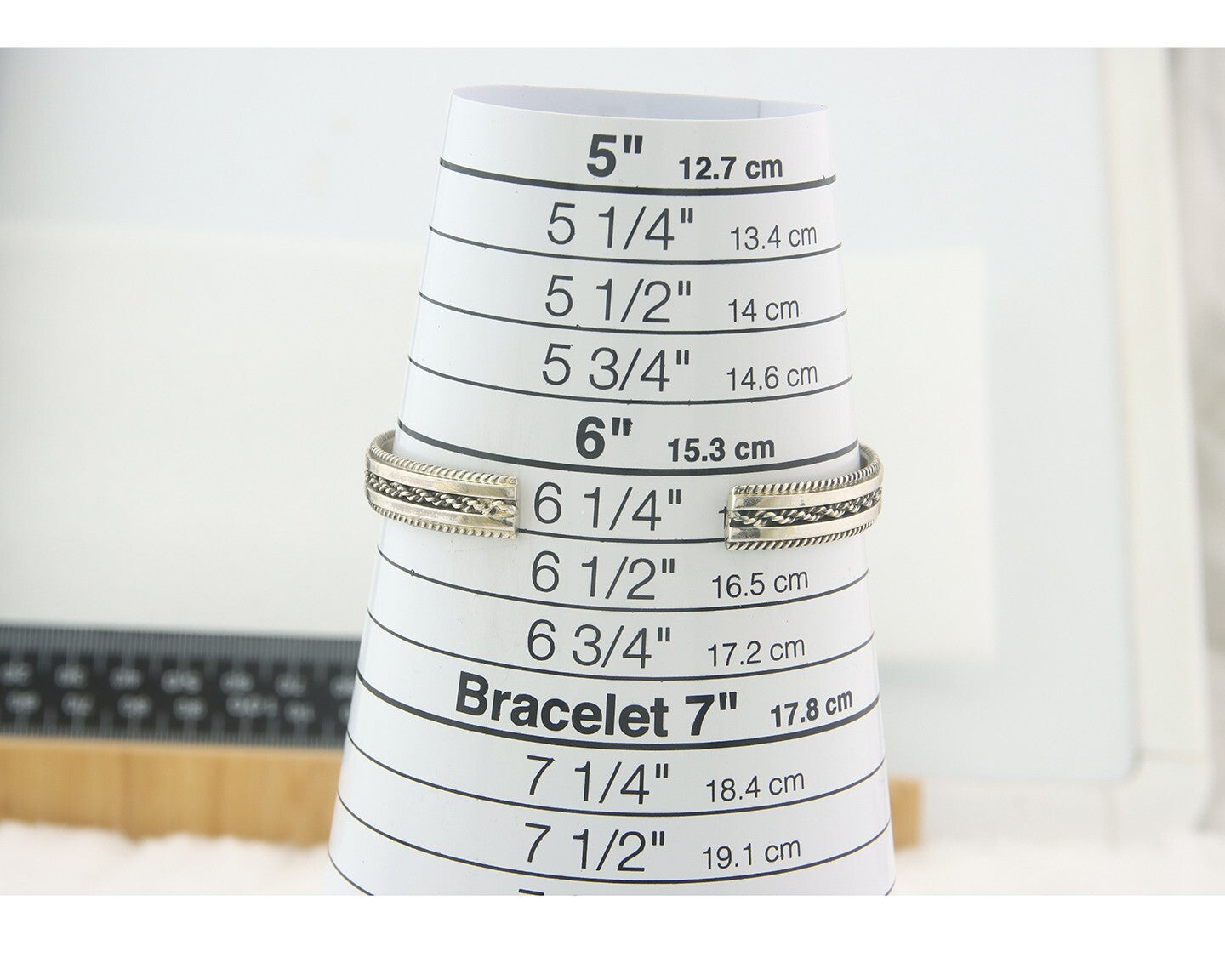 Vintage Navajo Bracelet 925 Silver Handmade Authentic Traditional Signed TAHE