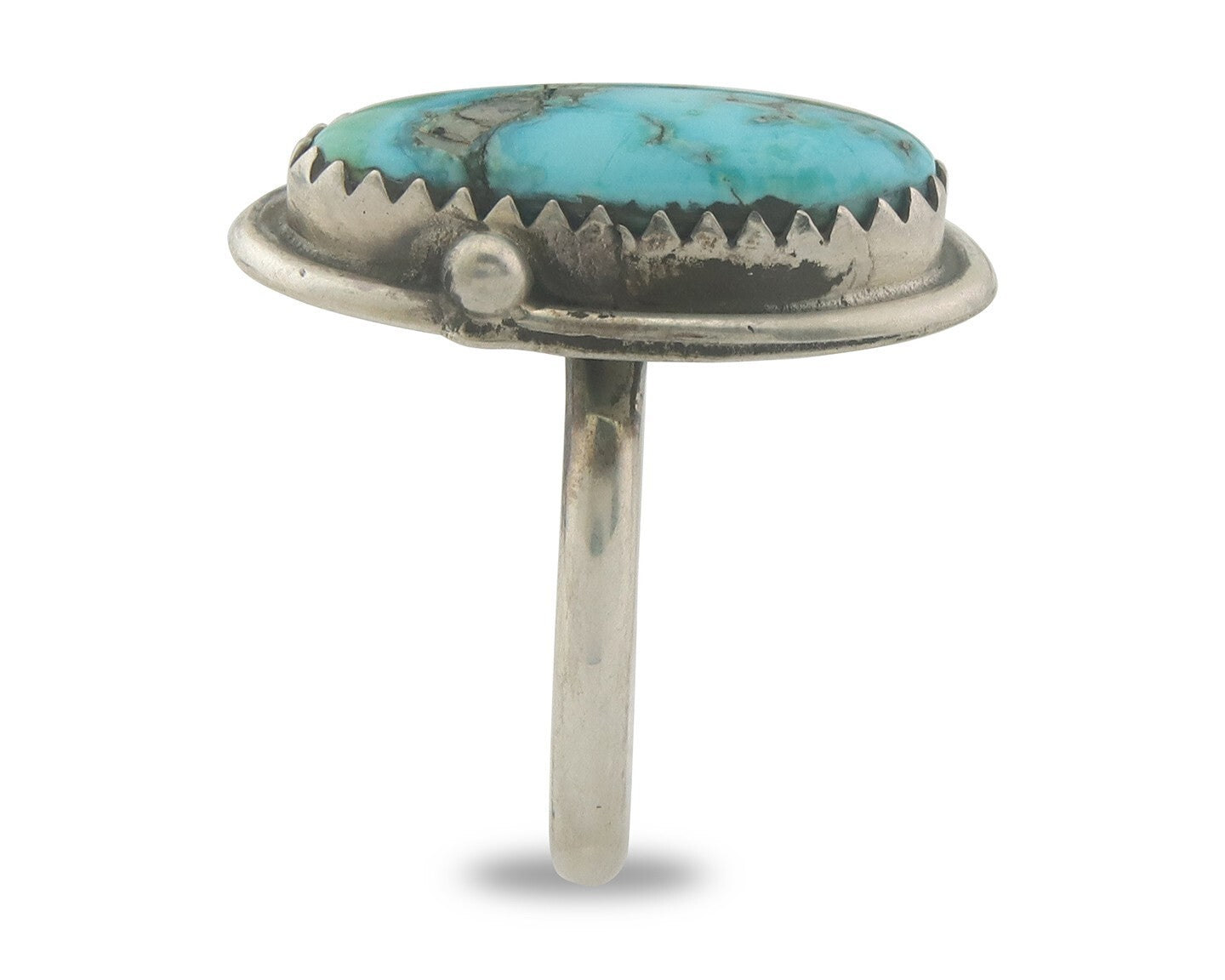 Vintage Navajo Ring 925 Sterling Authentic Raymond Yazzie Size 5.25