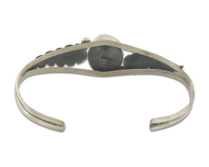 Vintage Navajo Bracelet 925 Silver Turquoise Traditional Handmade Authentic