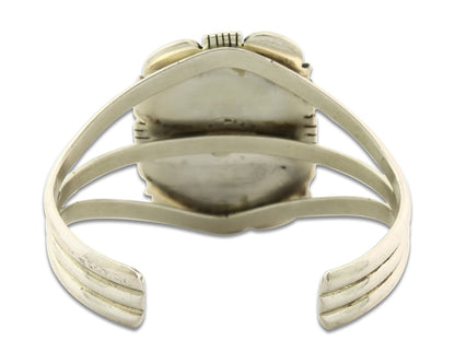 Vintage Navajo Bracelet 925 Silver Blue Turquoise Handmade Signed McCray