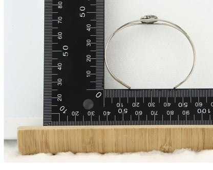 Vintage Navajo Bracelet 925 Silver Blue Turquoise Handmade Signed P