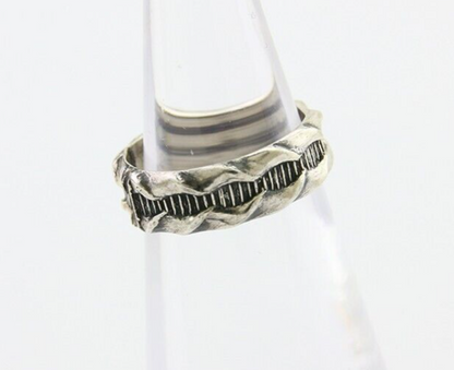 Navajo Handmade Ring 925 Silver Native American Size ? C.80's