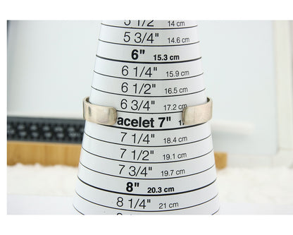 Vintage Hopi Bracelet 925 Silver Signed MLK Authentic Traditional