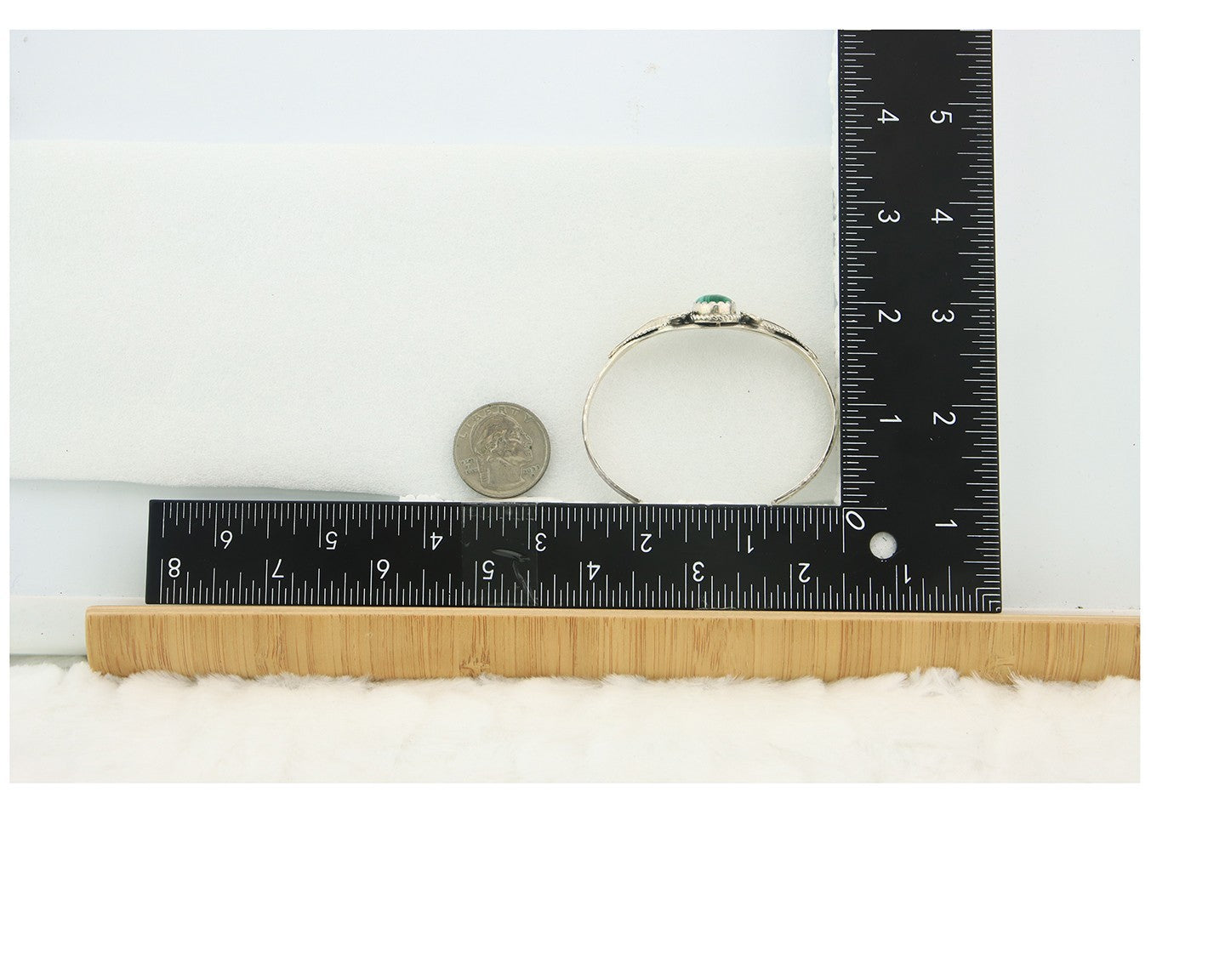 Navajo Cuff Bracelet Sterling Silver Natural Malachite Vintage Signed SN