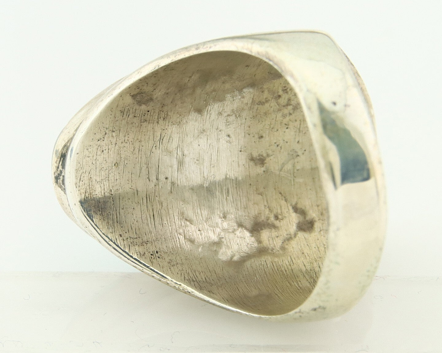 Vintage Zuni Ring 925 Sterling Authentic Natural Gemstone Handmade Size 11.75
