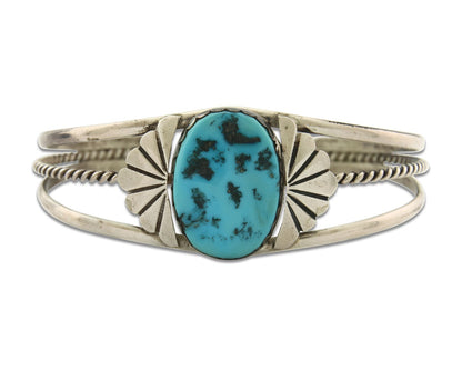Vintage Navajo Bracelet 925 Silver Blue Turquoise Handmade