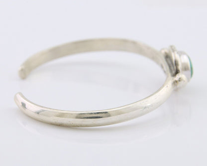 Navajo Bracelet 925 Silver Natural Turquoise Native American Artist C.80's