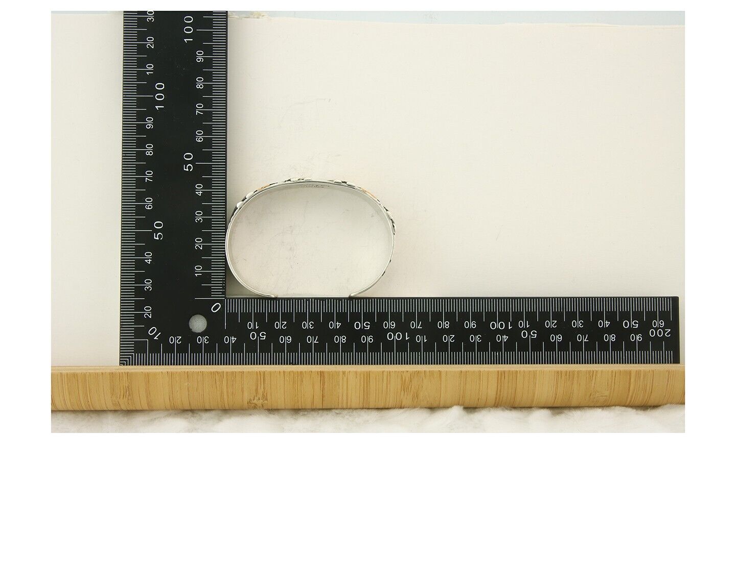 Navajo Bracelet Gold & 925 Silver Handmade 16 mm Wide Signed Thomas Singer C80s