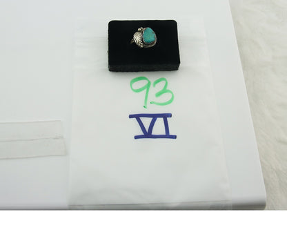 Vintage Navajo Ring 925 Sterling Natural Gemstone Native Artist Size 5.75