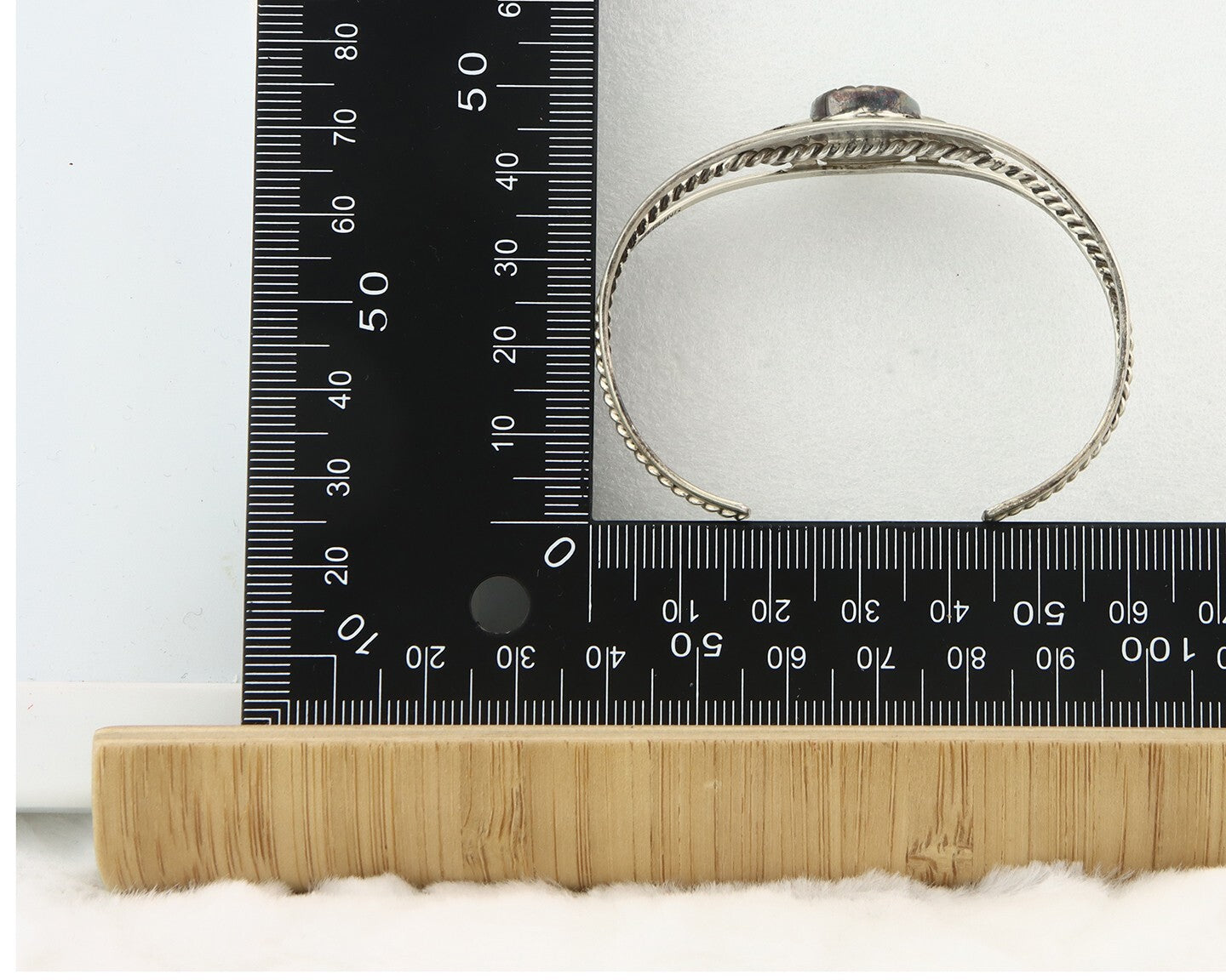 Vintage Navajo Bracelet 925 Silver Turquoise Handmade Signed L T Chee