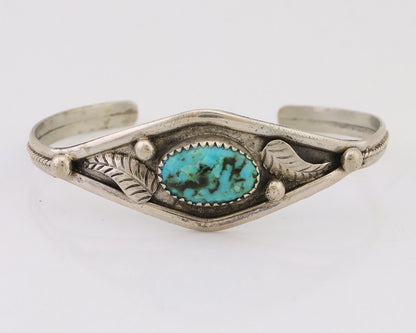 Navajo Handmade Bracelet 925 Silver Arizona Turquoise Native American C.80's