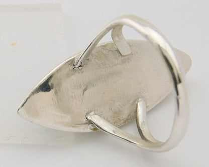 Navajo Ring 925 Silver Turquoise Shell Onyx Spiney Oyster Native Artist C80's